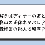 謎解きはディナーのあとで影山の正体ネタバレ？最終回の犯人で結末？